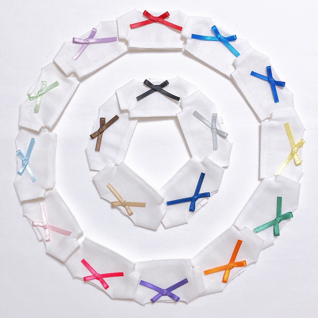 【10cm】ribbon shirt(white)