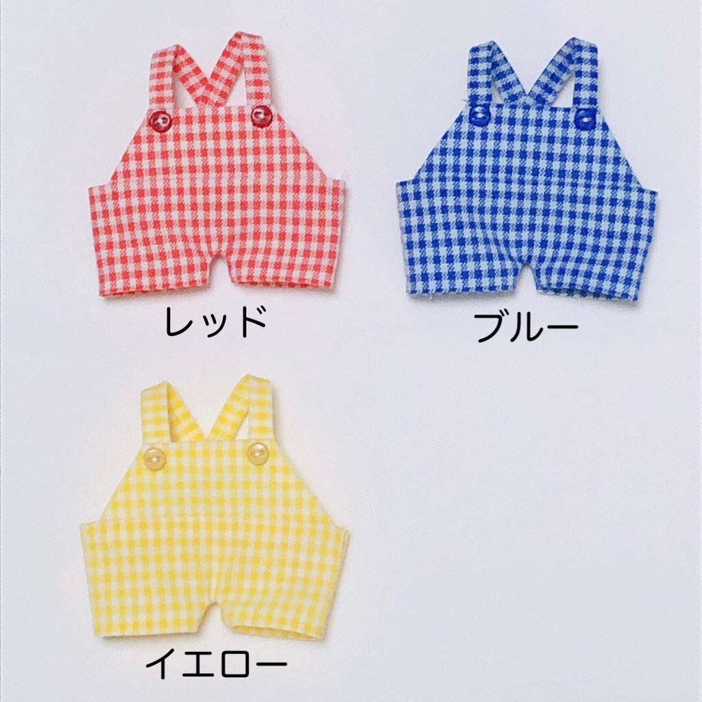 【10cm】salopette (checkered S)
