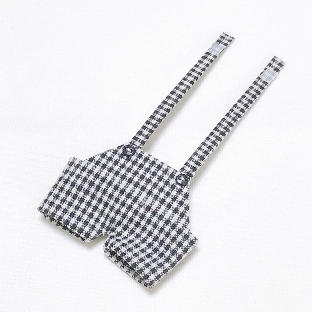 【10cm】salopette (checkered S)