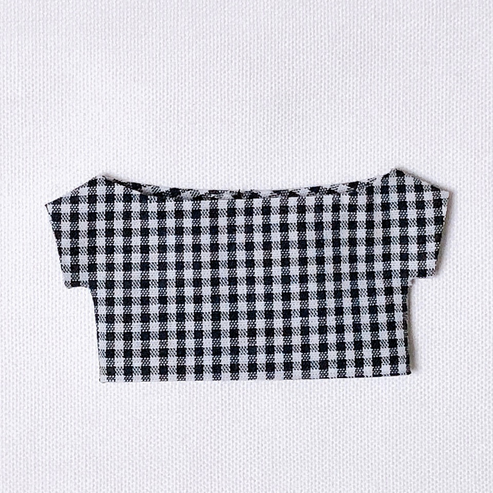 【ちびぐるみ】simple shirt(checkered)