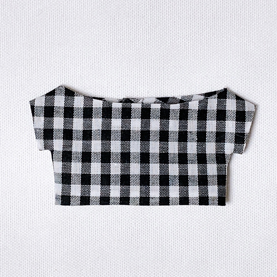 【ちびぐるみ】simple shirt(checkered)