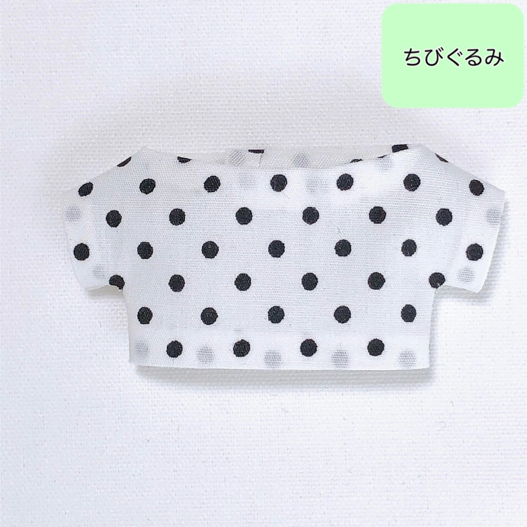 【ちびぐるみ】simple shirt(dot)