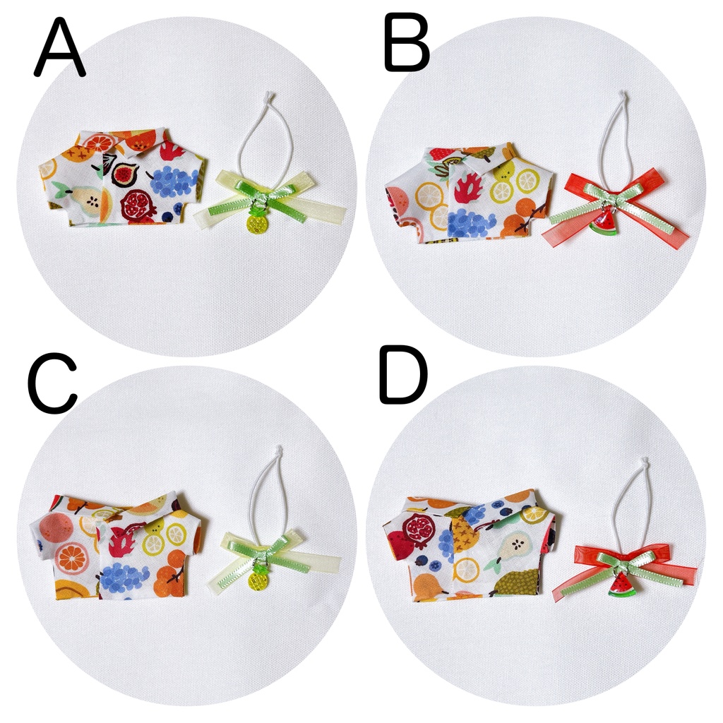 【10cm、ちびぐるみ】フルーツセット