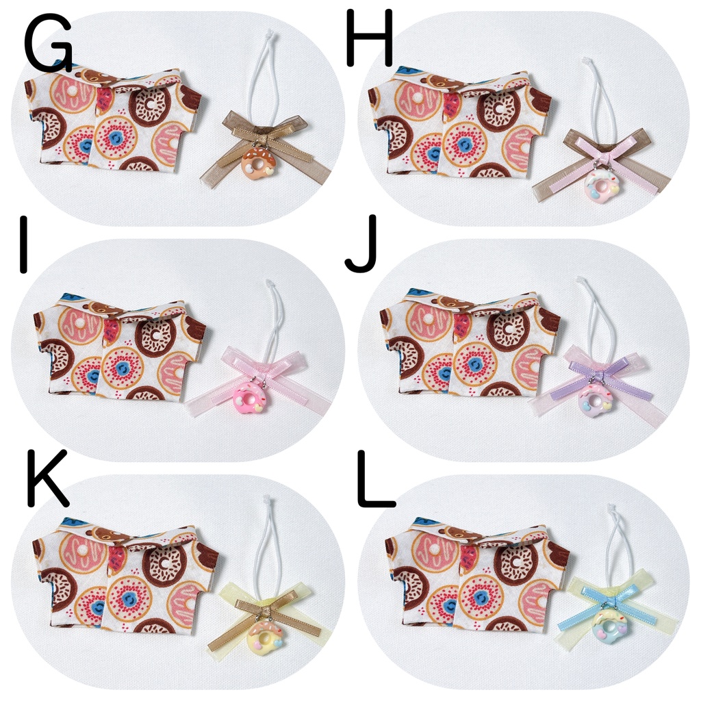 【10cm、ちびぐるみ】ドーナツセット