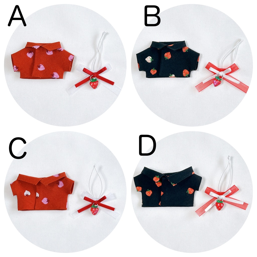 【10cm、ちびぐるみ】苺セット