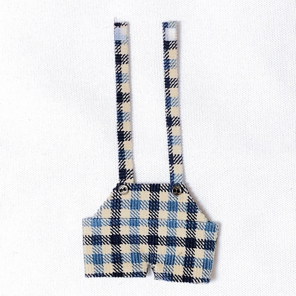 【10cm】check corduroy saropetto