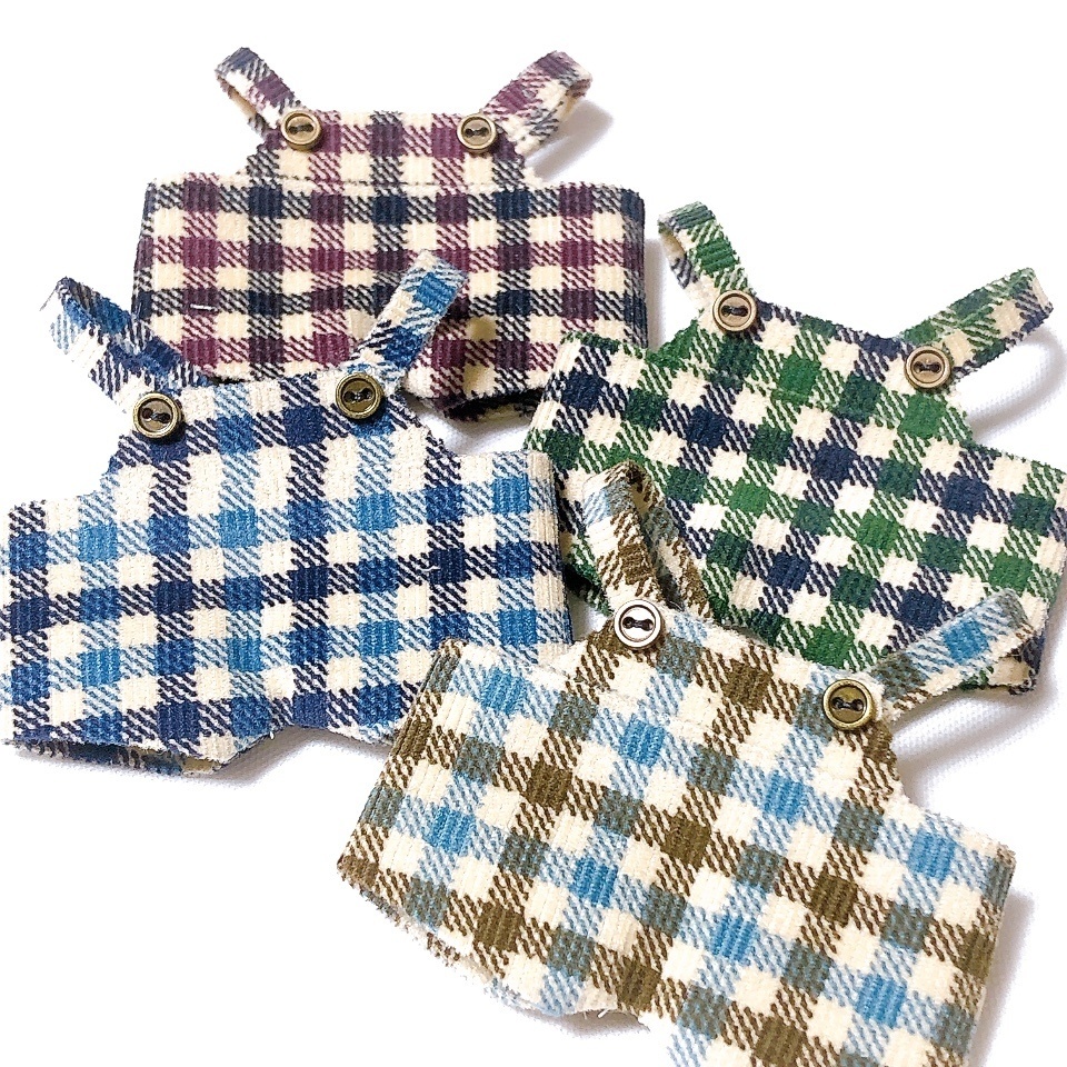 【ちびぐるみ】saropetto(check corduroy)