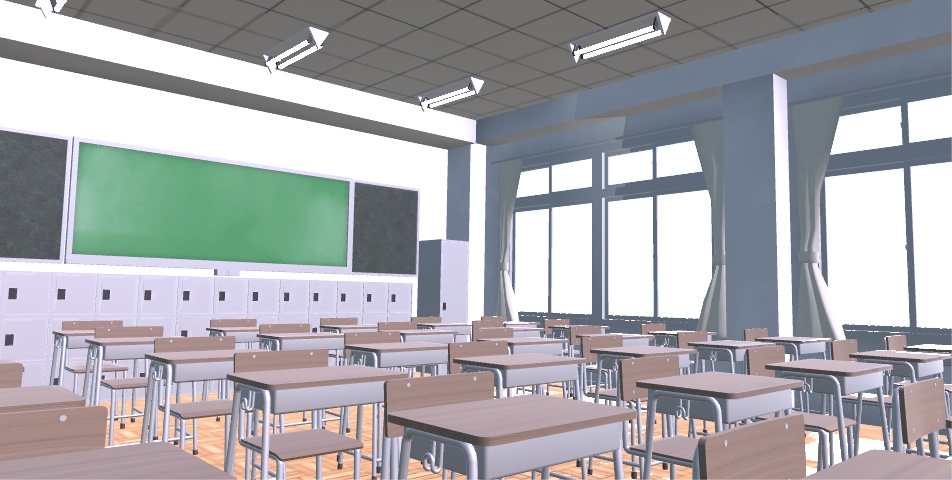 3dモデル 学校の教室 プリメロ工房 Booth