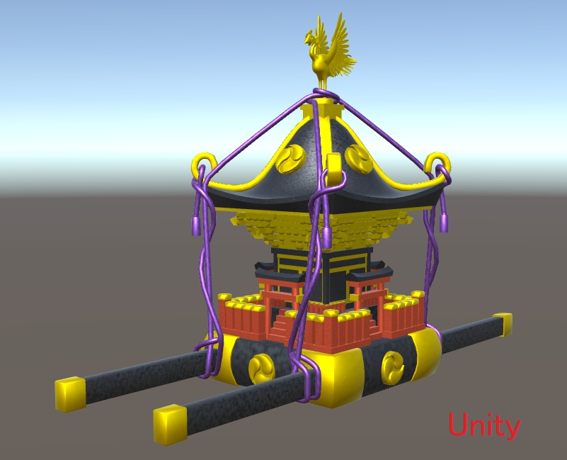 【3Dモデル】御神輿