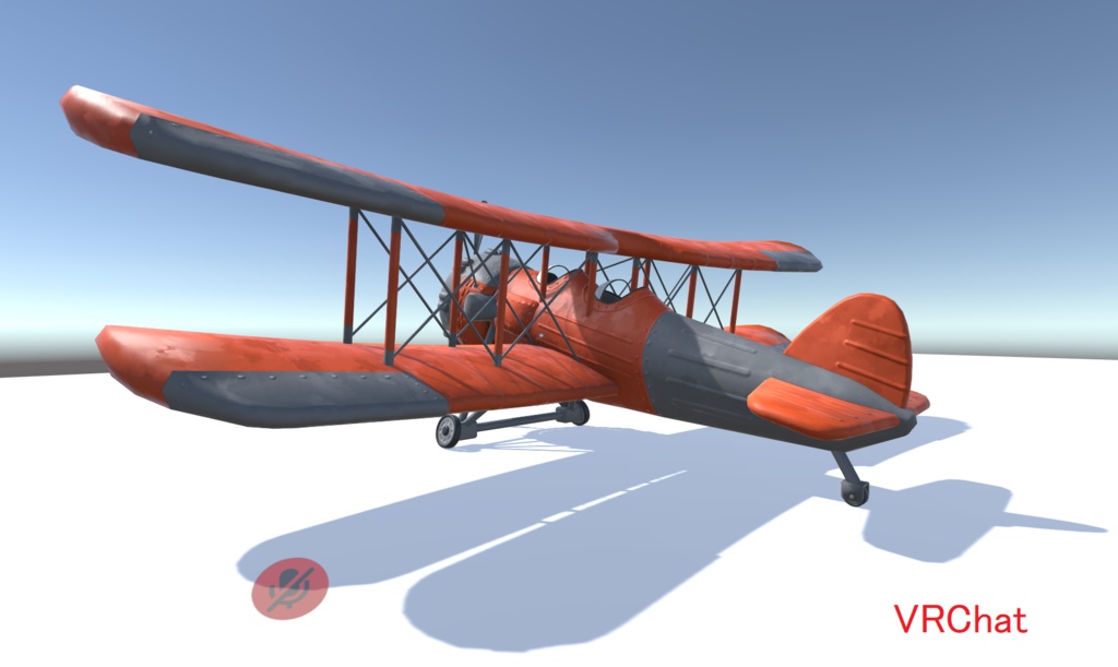 【無料】飛行機(複葉機)