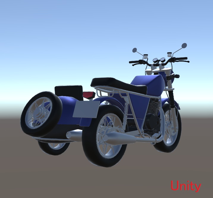 【無料】バイク(サイドカー付き)