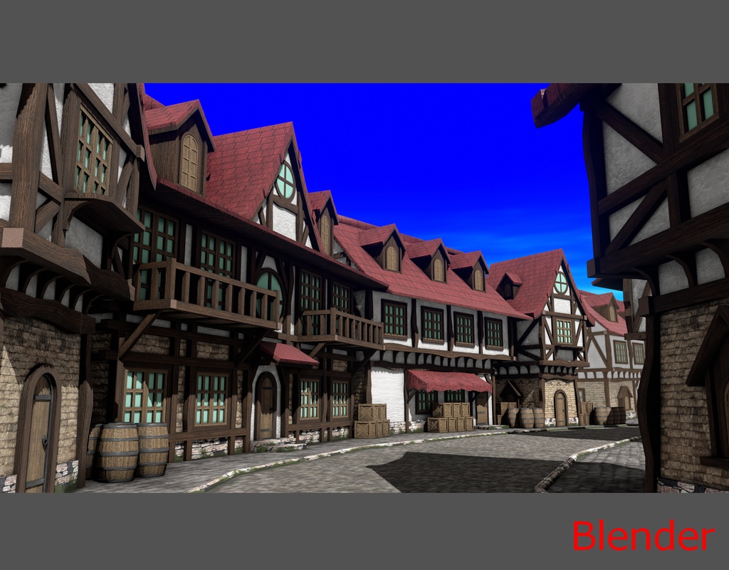 【無料】ファンタジーの街