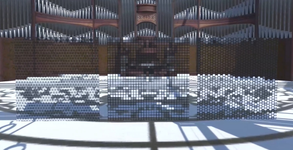 モザイクガラスシェーダー