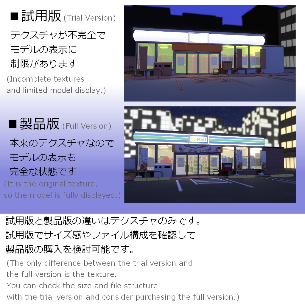 【試用版あり】夜のコンビニ(Night Convenience Store)