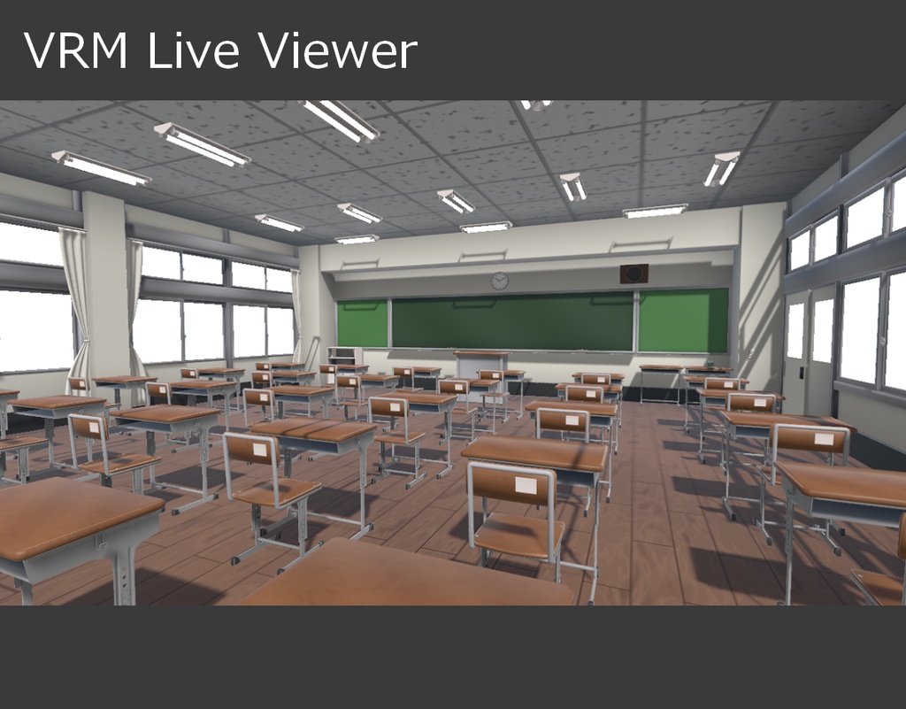 【試用版あり】教室:イラスト調(ClassRoom)