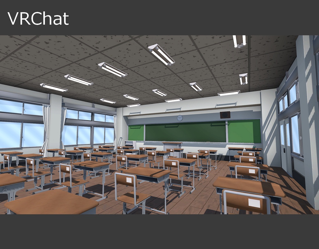 【試用版あり】教室:イラスト調(ClassRoom)
