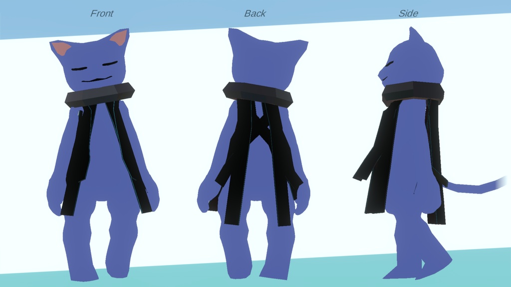 [VRC想定モデル]Blueno なにもわからない BOOTH