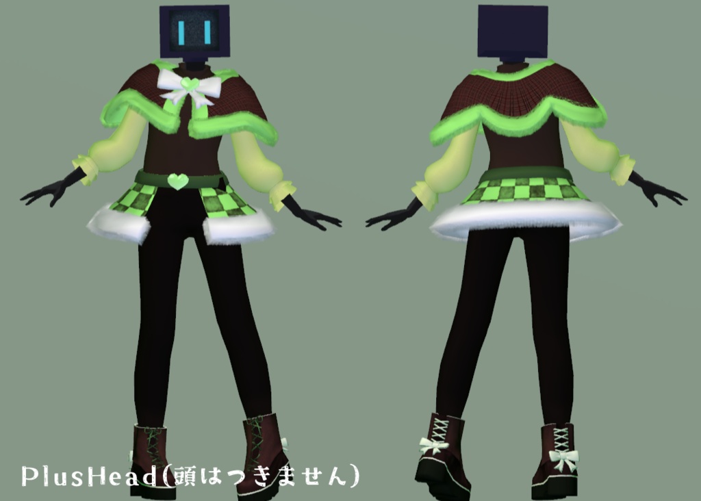 【VRC想定衣装】SweetChocolate