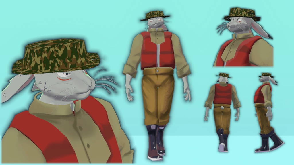 【VRC想定衣装】FishingTrainer