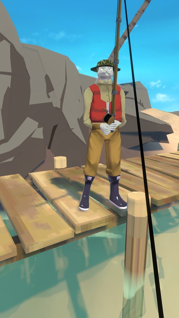【VRC想定衣装】FishingTrainer