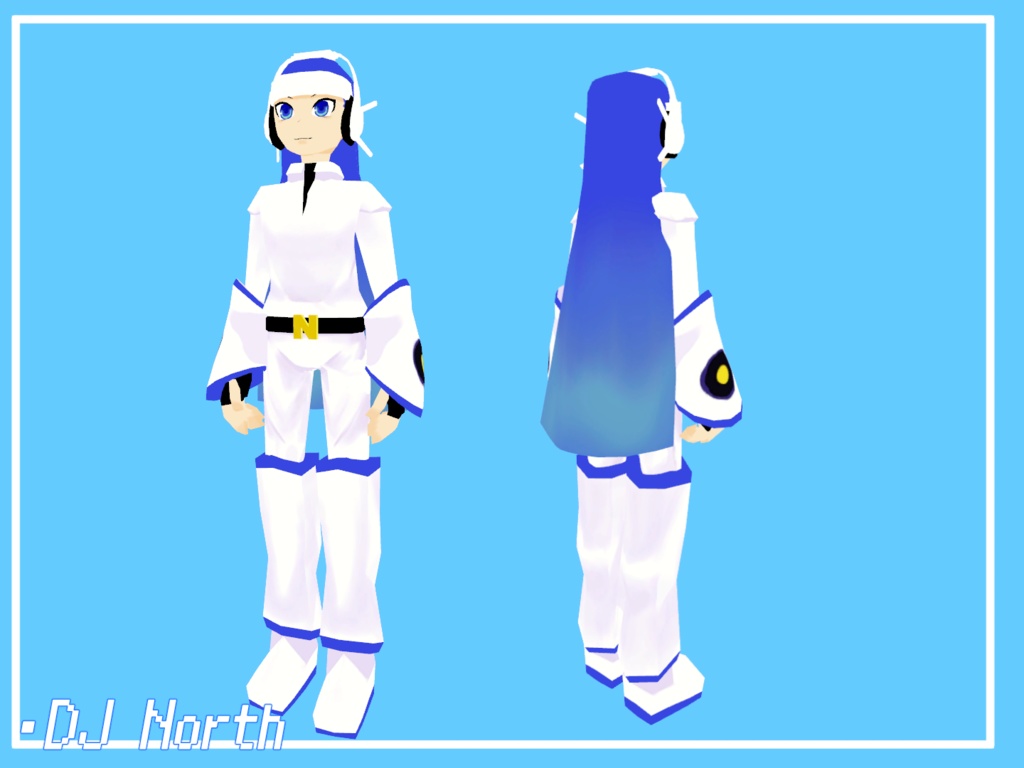 VRC想定アバター「DJ North」