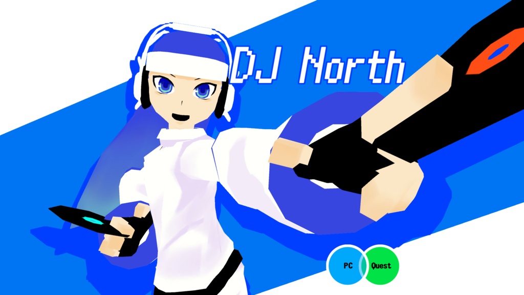 VRC想定アバター「DJ North」