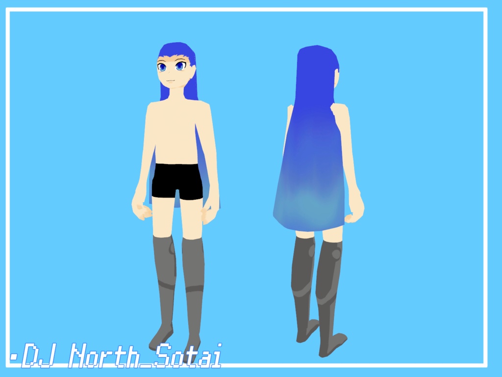 VRC想定アバター「DJ North」