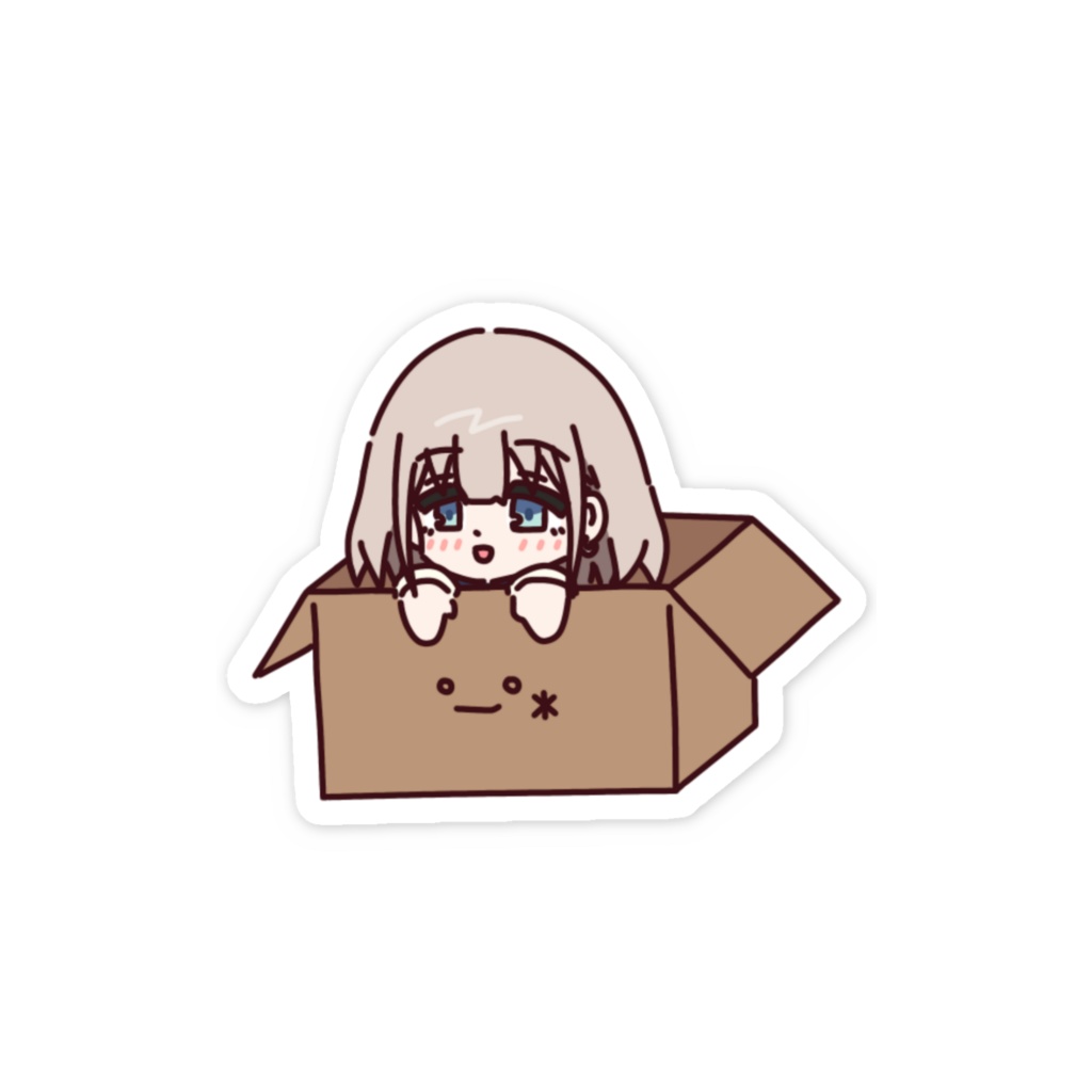 芹沢あさひ ダンボール シール