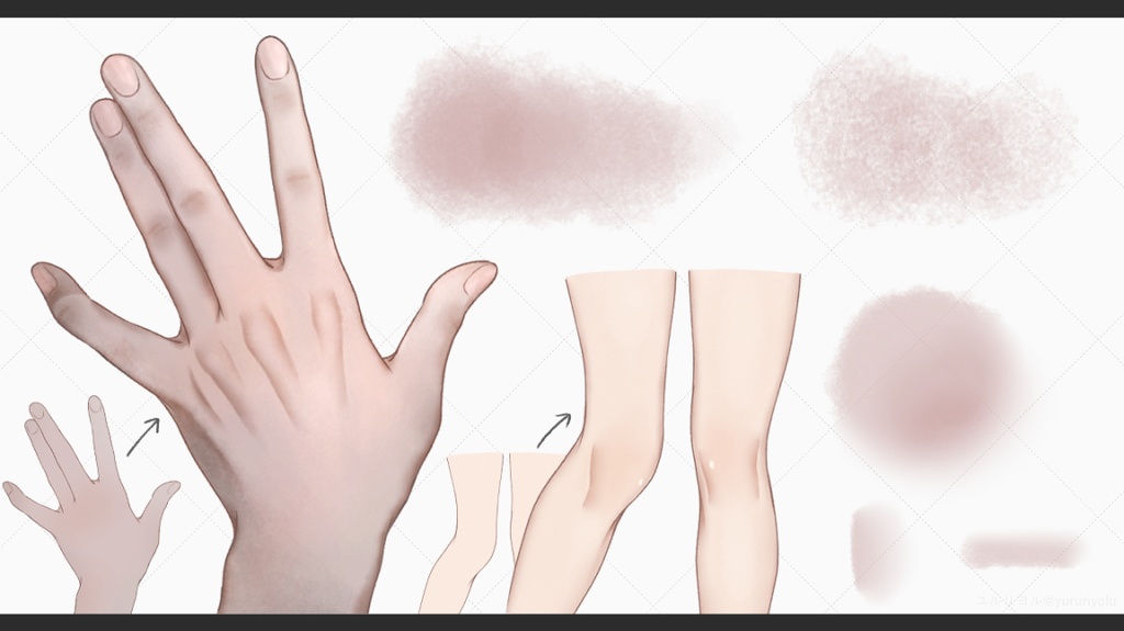 【クリスタ用ブラシ】肌特化ブラシセット