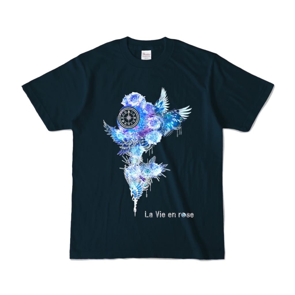 La Vie en rose Tシャツ001 Navy