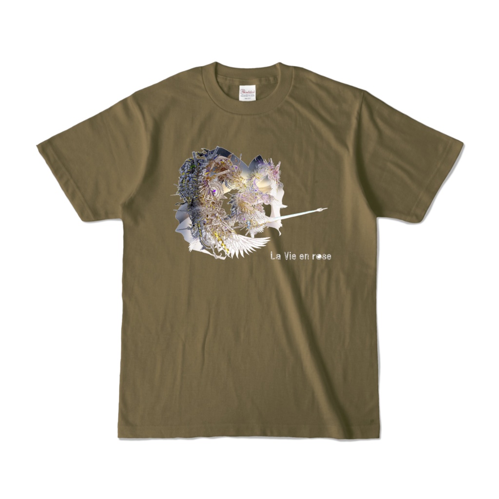 La Vie en rose Tシャツ 002 Olive