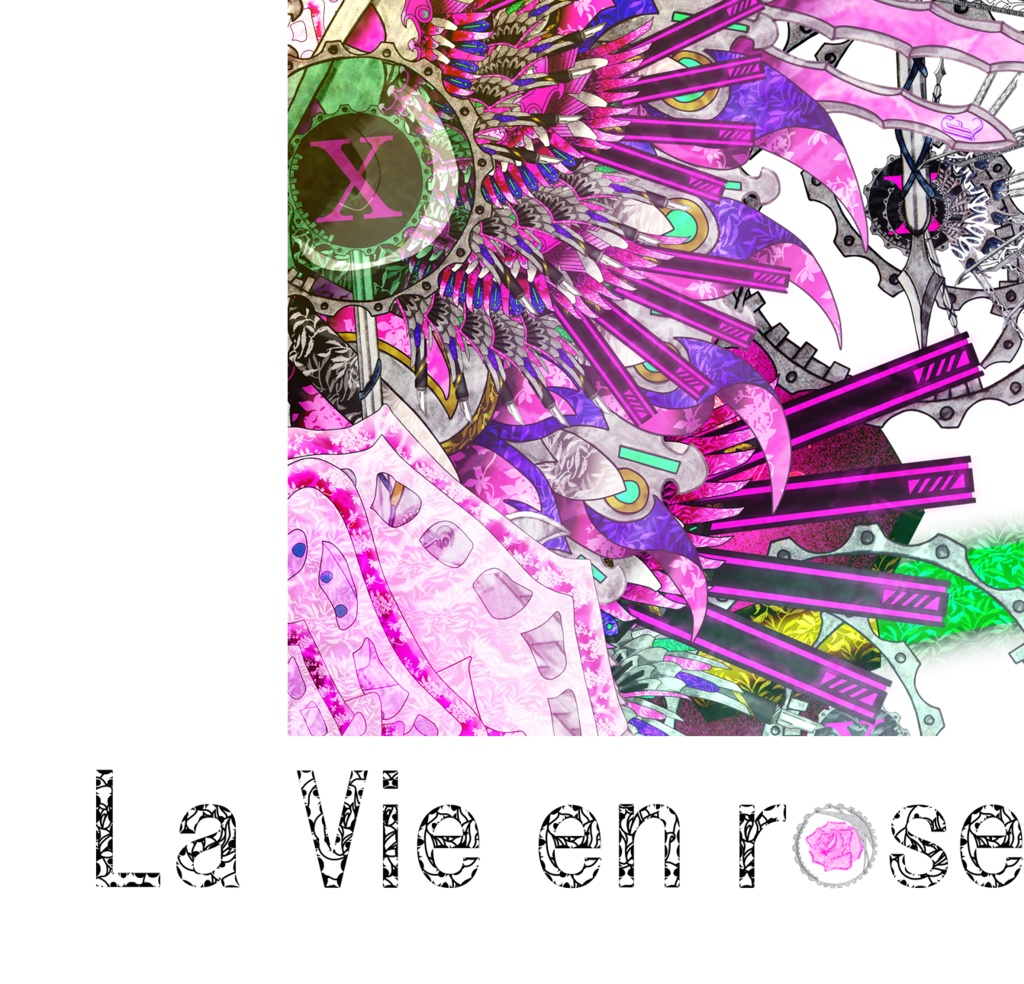La Vie en rose Tシャツ 004