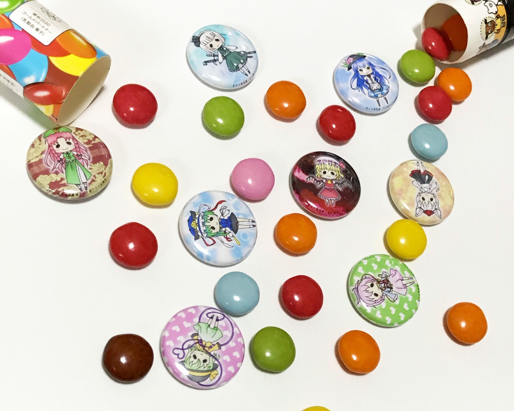 東方ほわほわ缶バッジ