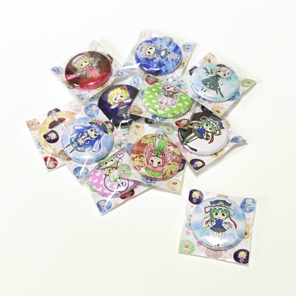 東方ほわほわ缶バッジ