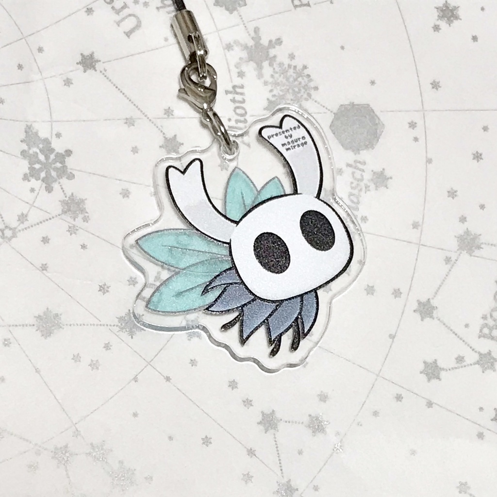 放浪者の雛 アクリルストラップ Hollow Knight