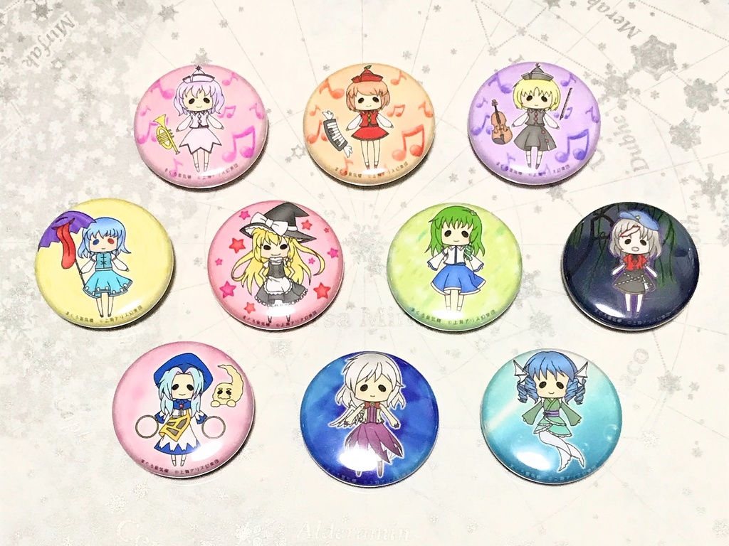 東方ほわほわ缶バッジ3