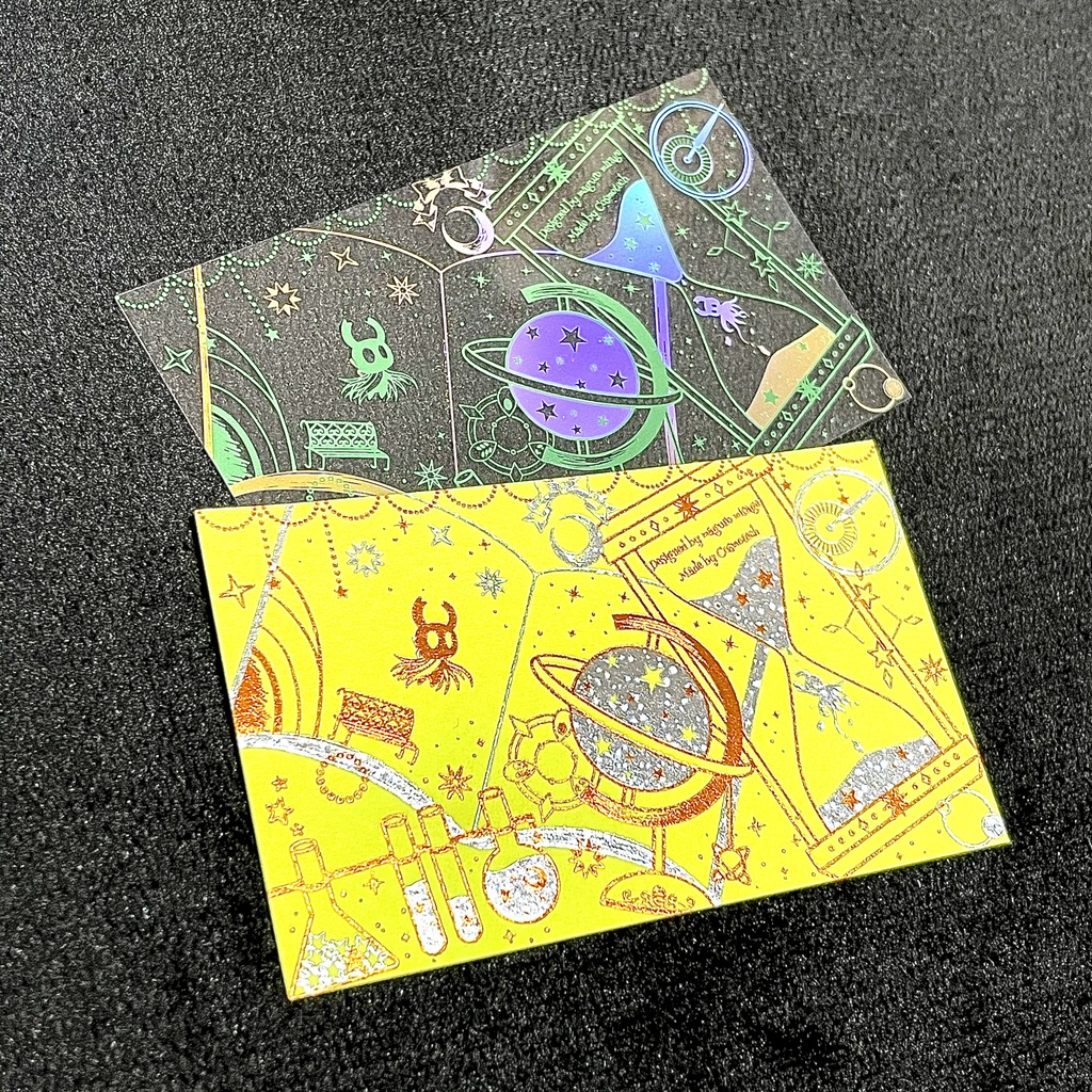 Hollow Knight 箔押し&レターカードセット(B品)