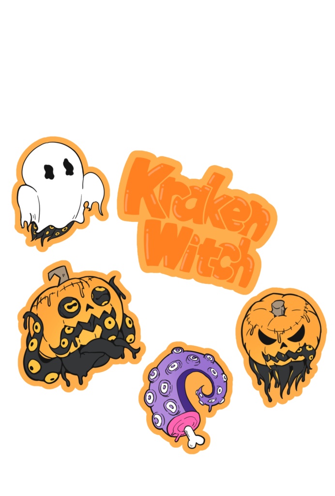 ハロウィンステッカーパックvol.1