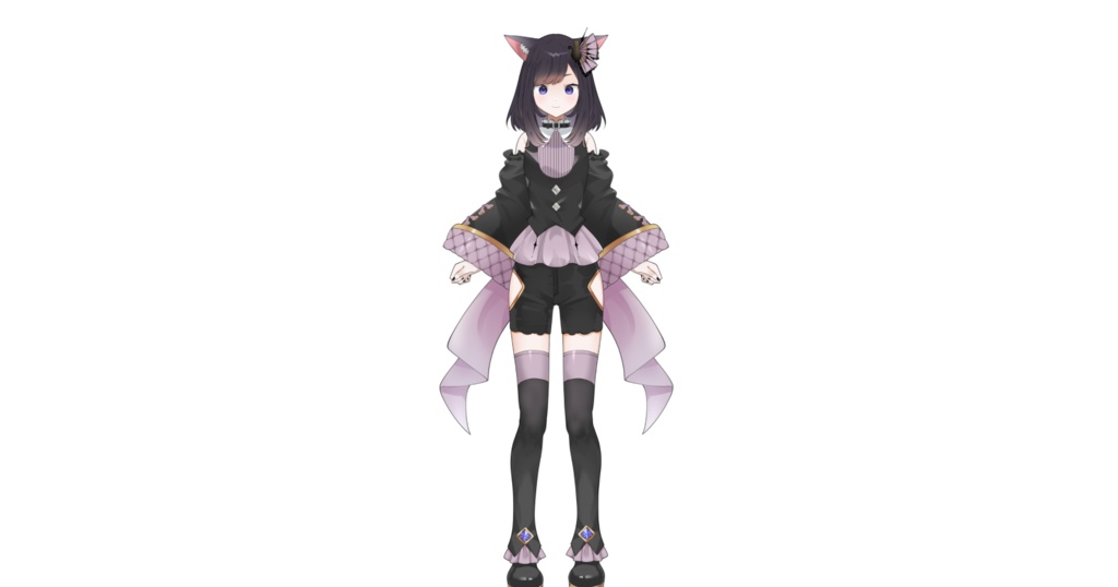 【Live2D汎用モデル】黒猫ちゃん【VTS】