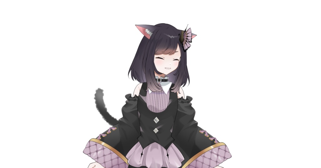 【Live2D汎用モデル】黒猫ちゃん【VTS】