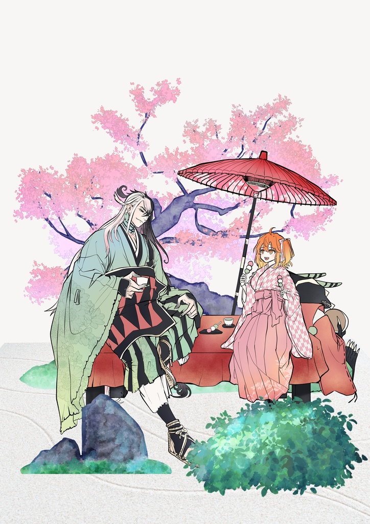 【道ぐだ♀】お花見ジオラマアクスタ