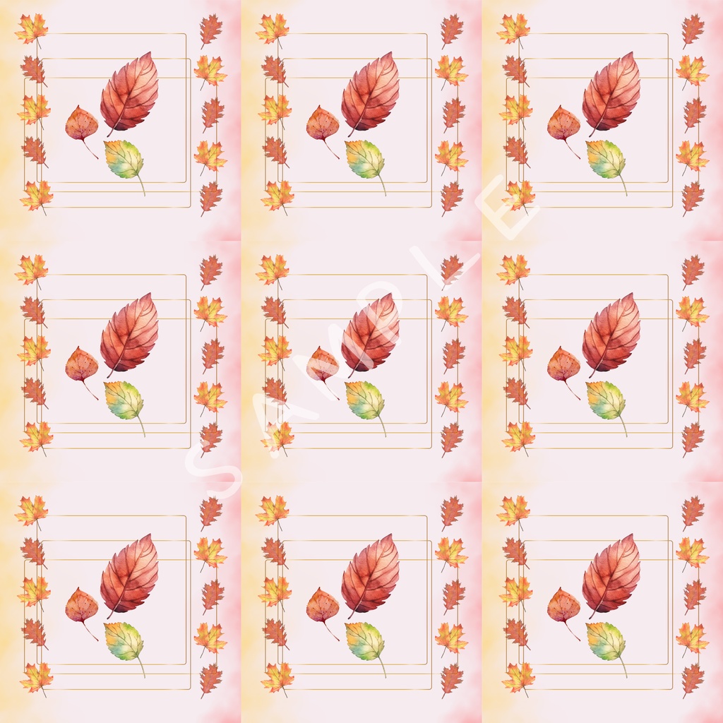 Autumn pattern(秋柄)デジタルペーパー 5枚セット
