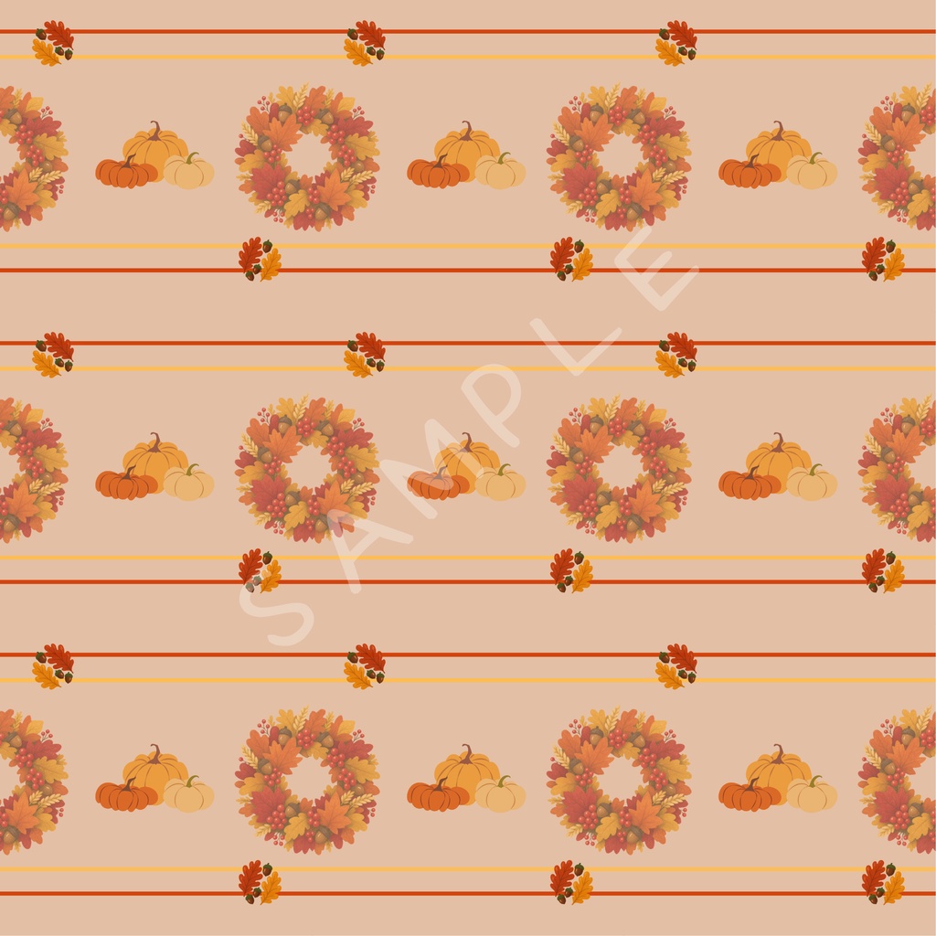 Autumn pattern(秋柄)デジタルペーパー 5枚セット