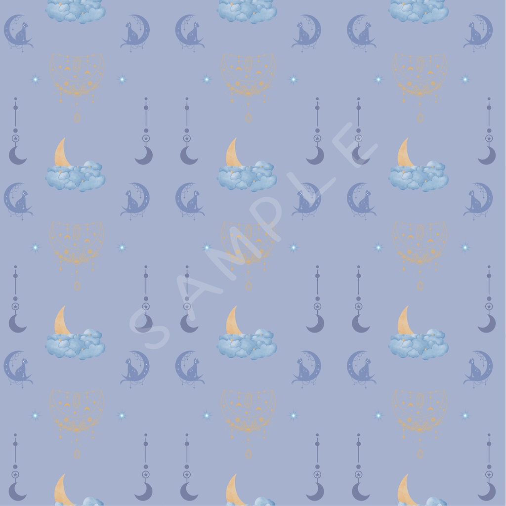 Moon pattern(月柄)デジタルペーパー 5枚セット