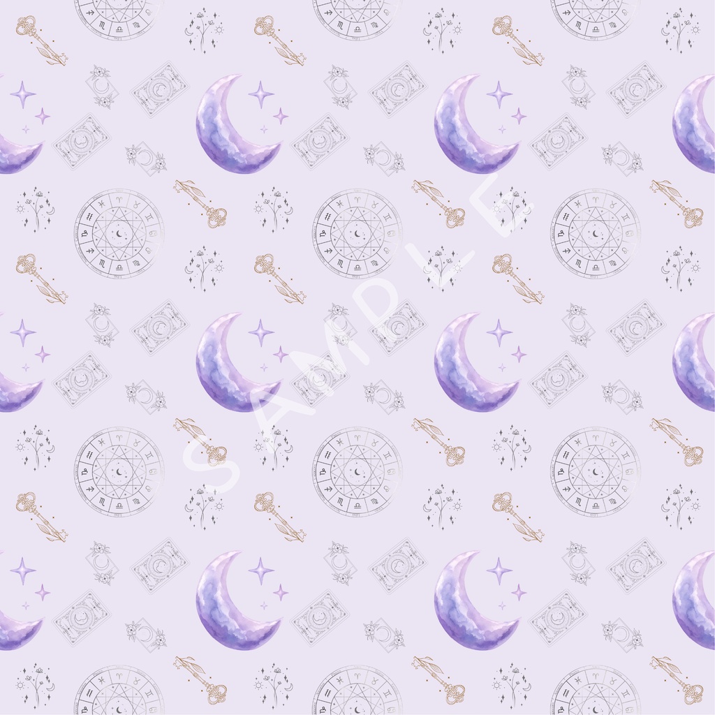 Moon pattern(月柄)デジタルペーパー 5枚セット