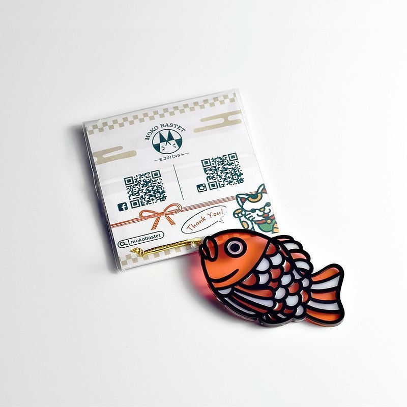 【Moko Bastet】たい焼き 飾り / キーホルダー