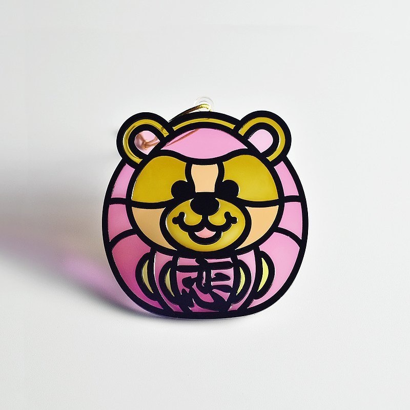 【Moko Bastet】MOKO アニマル達磨 (クマ) オーナメント / キーホルダー