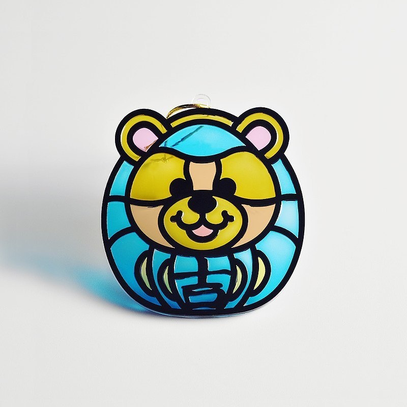 【Moko Bastet】MOKO アニマル達磨 (クマ) オーナメント / キーホルダー