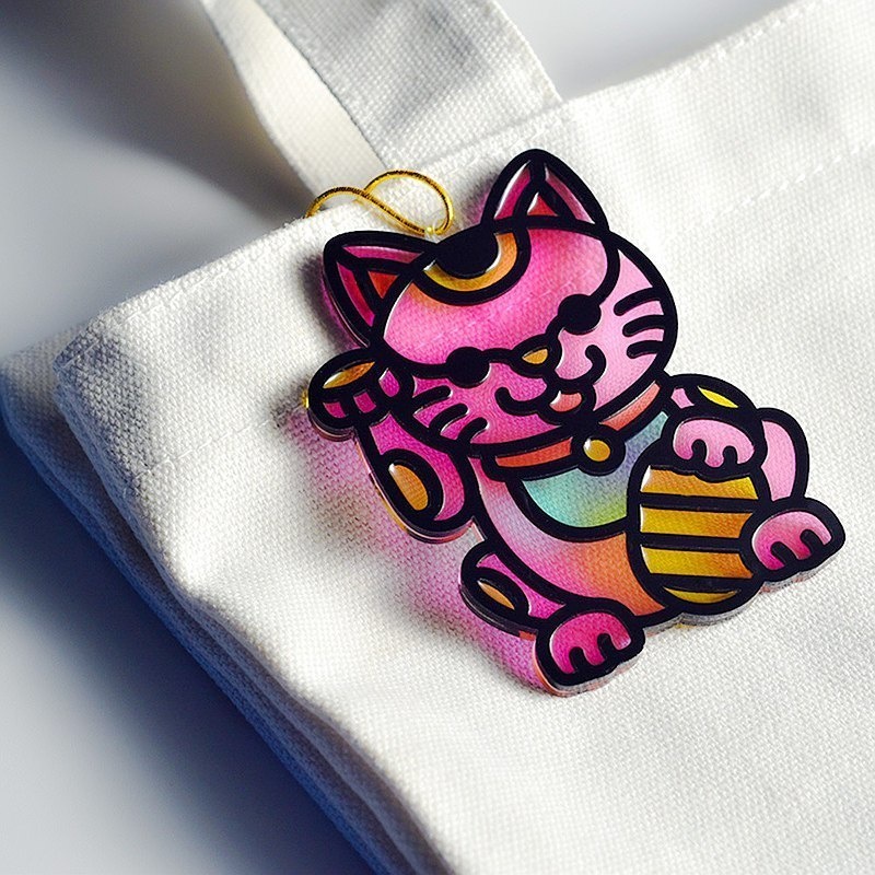 【Moko Bastet】招き猫 飾り / キーホルダー