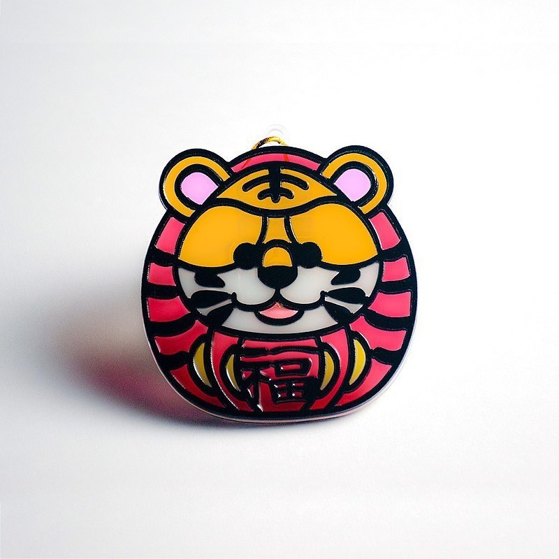 【Moko Bastet】MOKO アニマル達磨 (トラ) オーナメント / キーホルダー